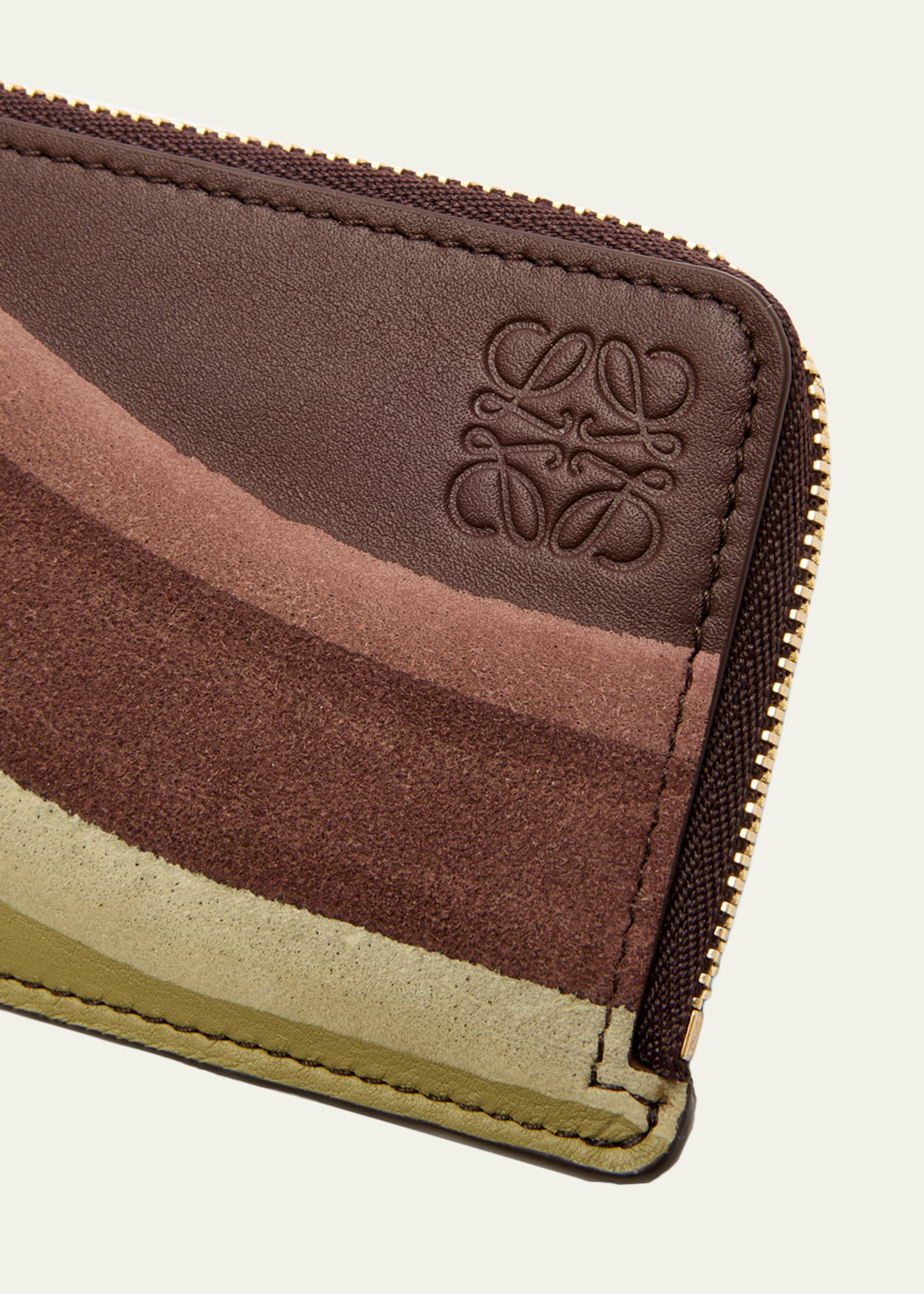 Landscape Card Holder in Calfskin Leather - 4
