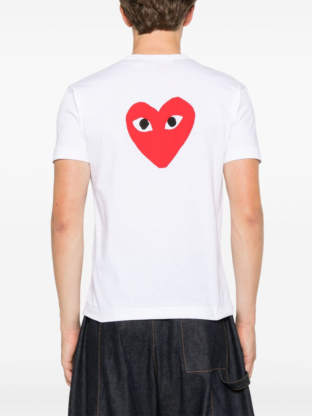 Front Back Red Heart Tee Unisex - 2