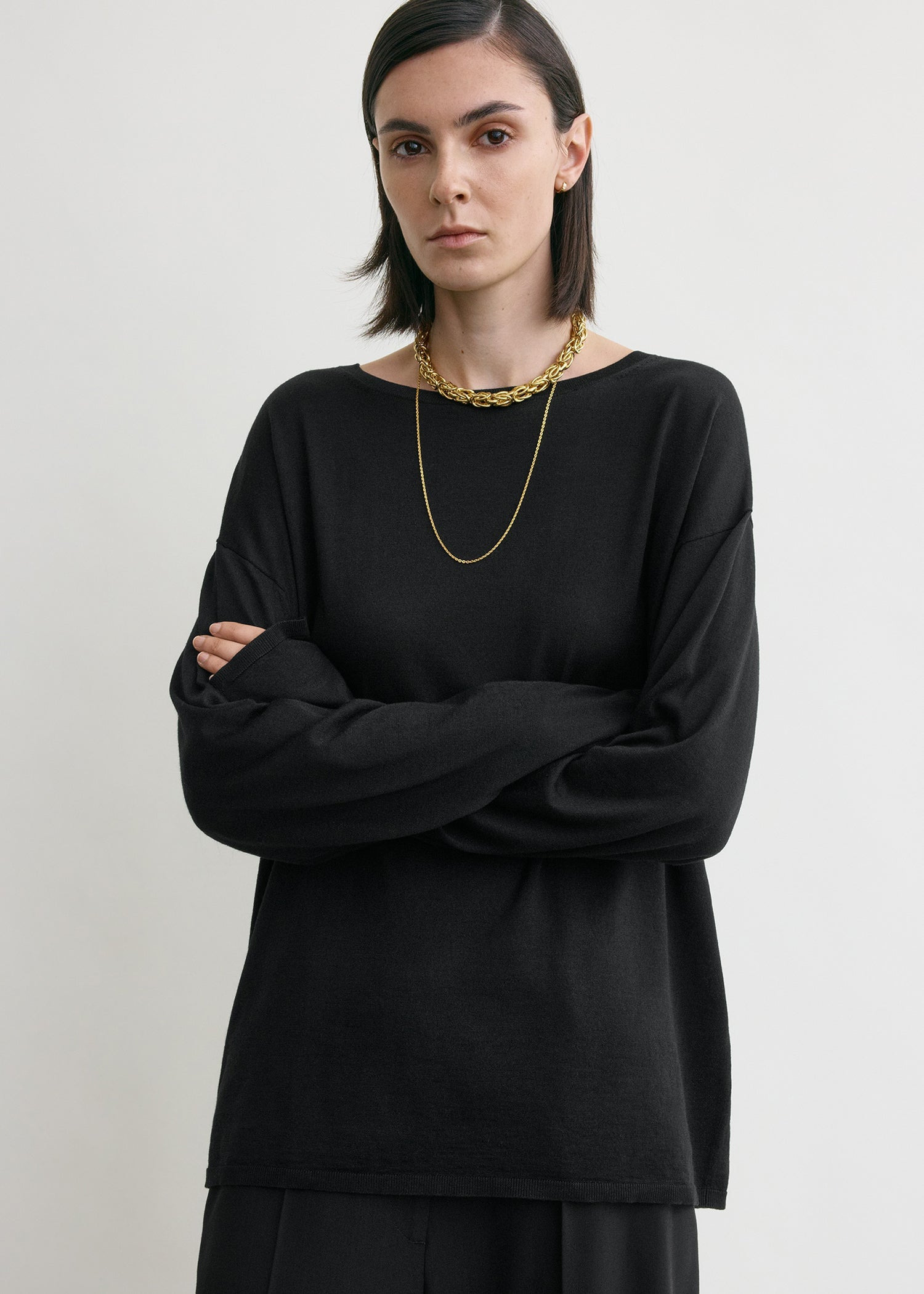 Longline knit black - 5