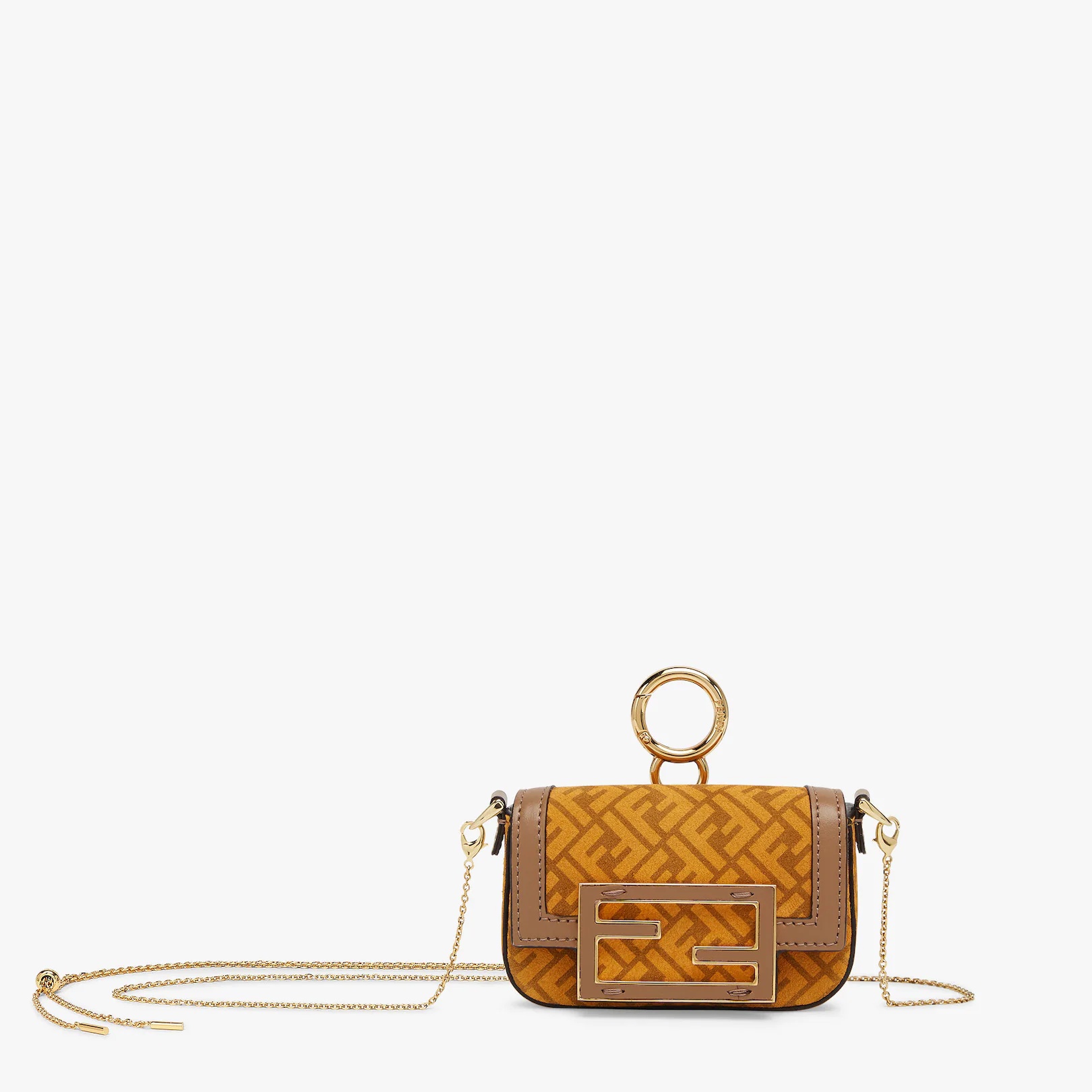 Yellow suede charm - 1