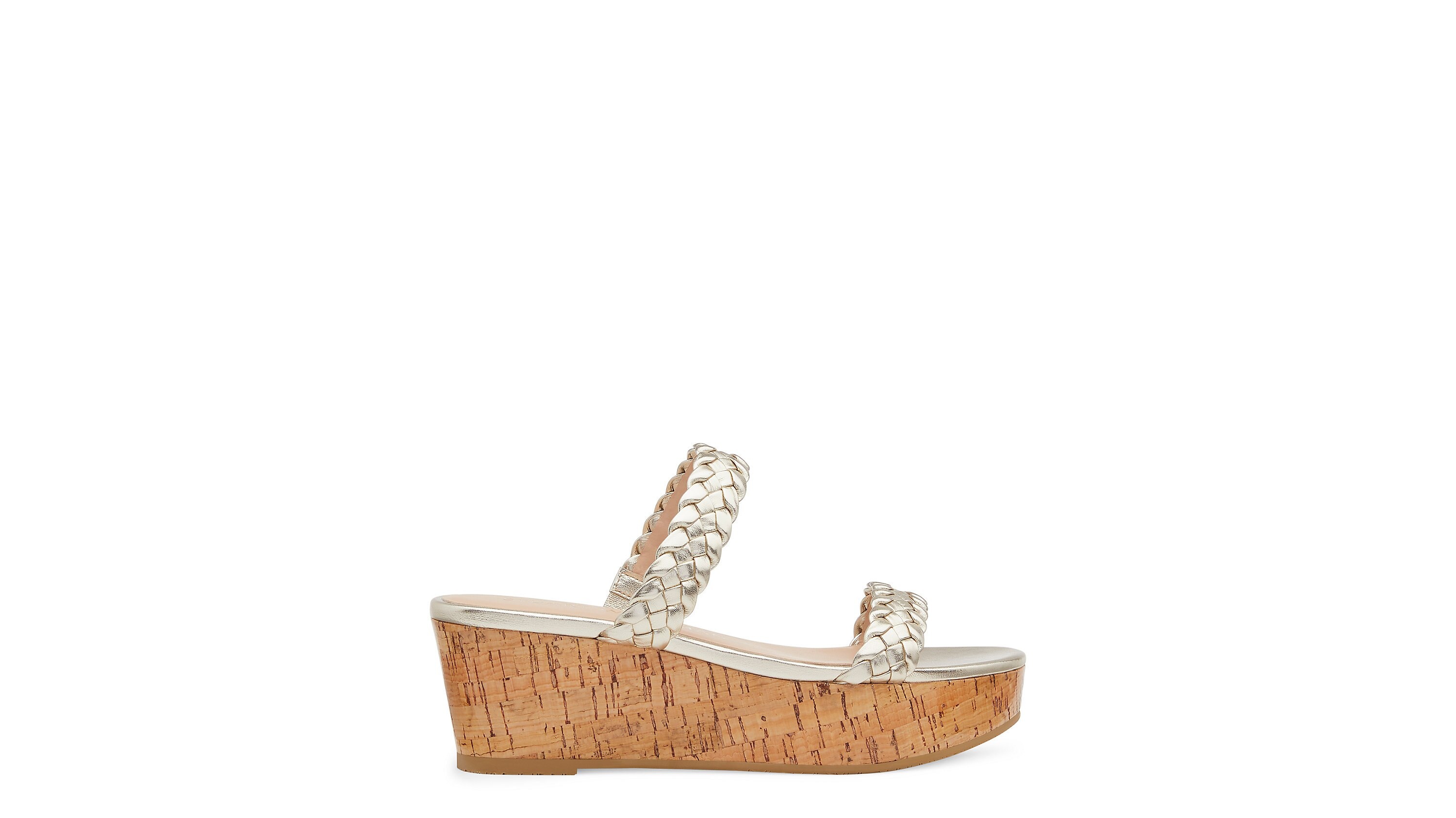 ALEENA WOVEN SUMMER SLIDE WEDGE - 1