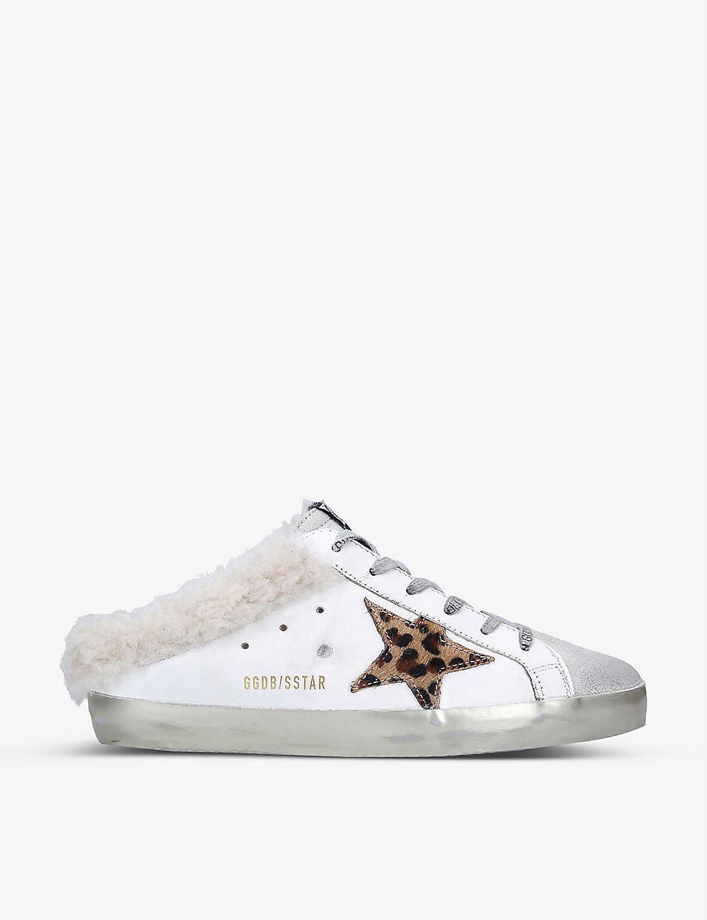 Superstar Sabot 81811 leather and shearling trainers - 1