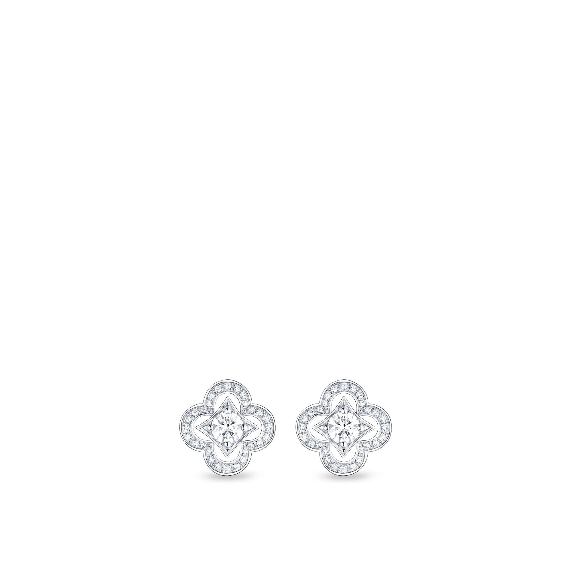 Les Ardentes Ear Stud, White Gold And Diamonds - Per Unit - 3
