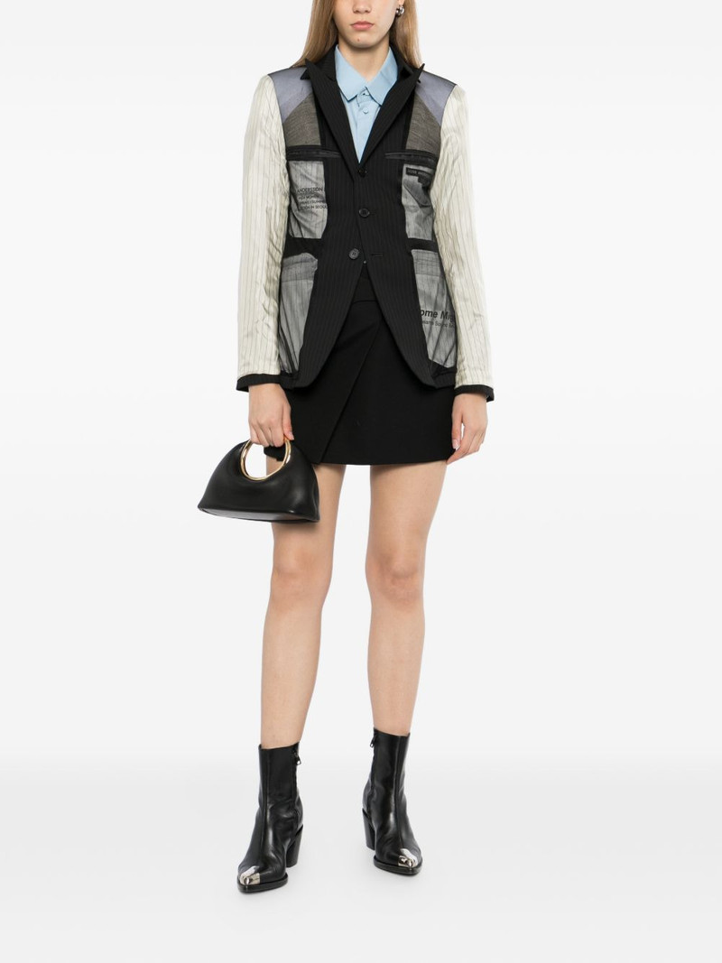 Andersson Bell pinstripe deconstructed jacket outlook