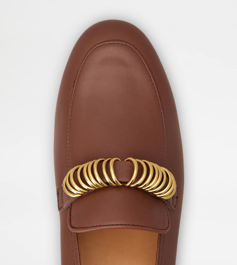 LOAFERS IN LEATHER - RED 5