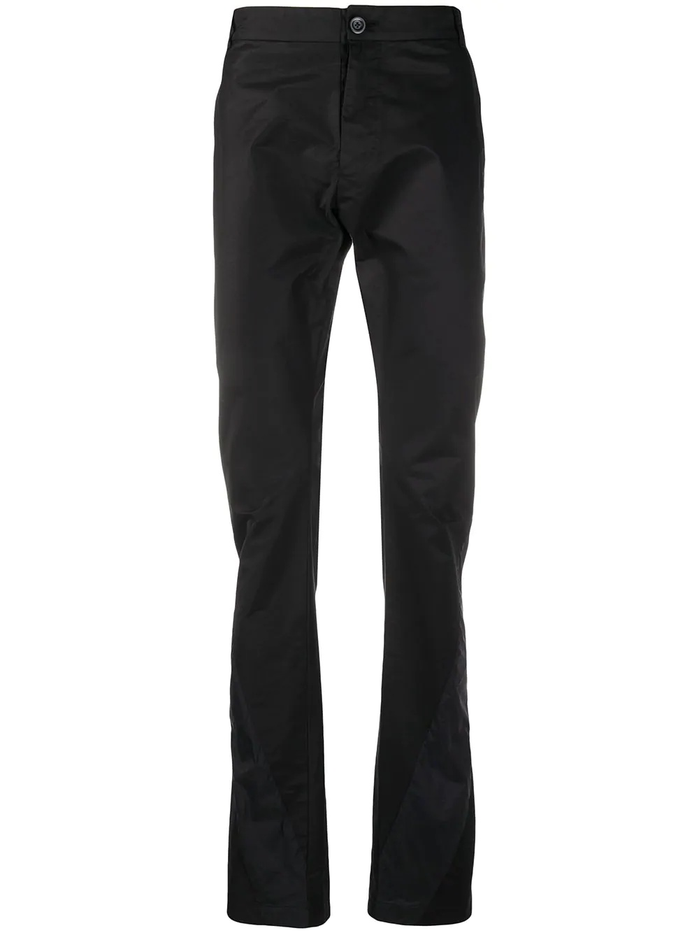 panelled slim-fit trousers - 1