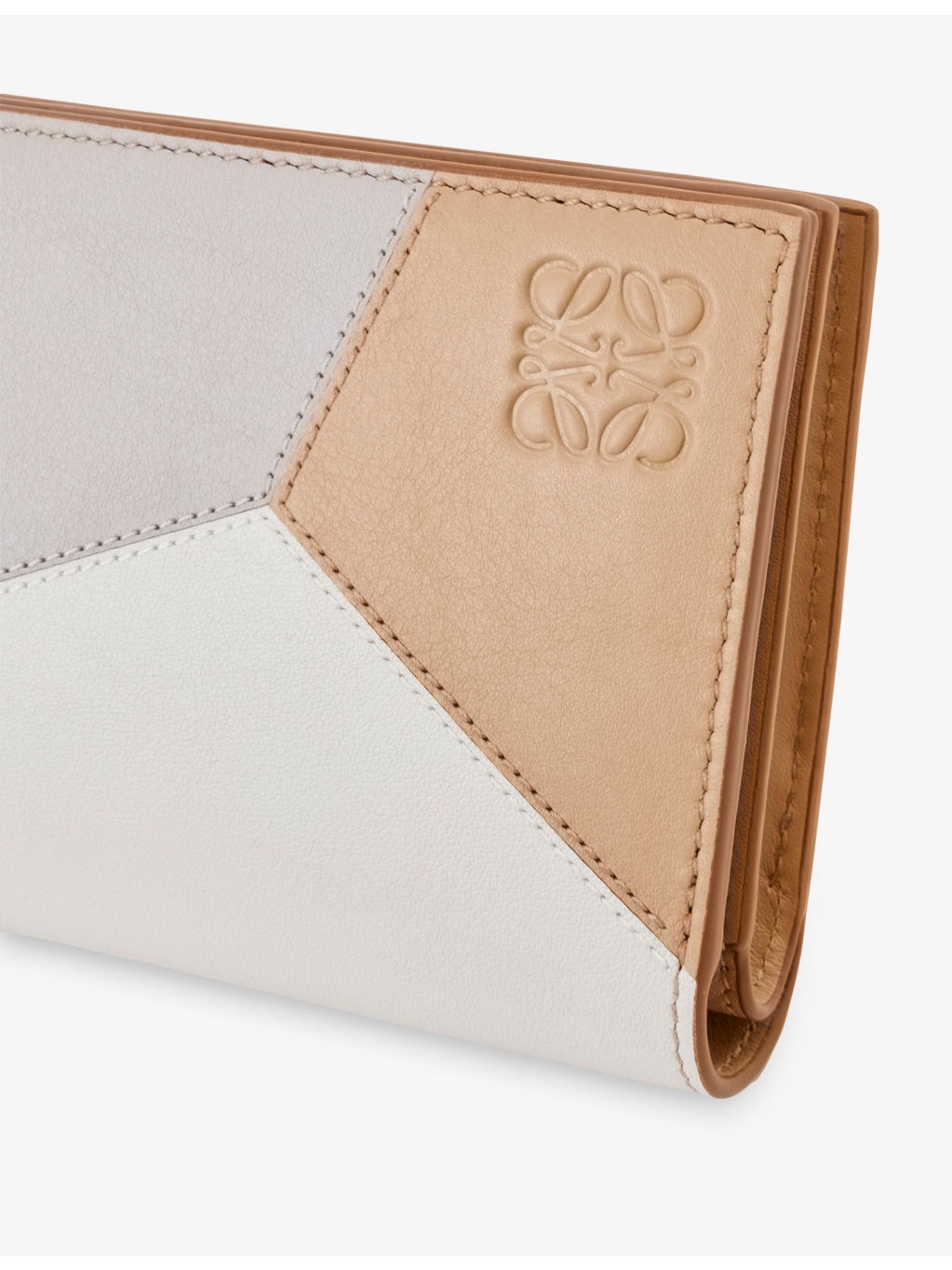 Puzzle Compact Leather Wallet - 2