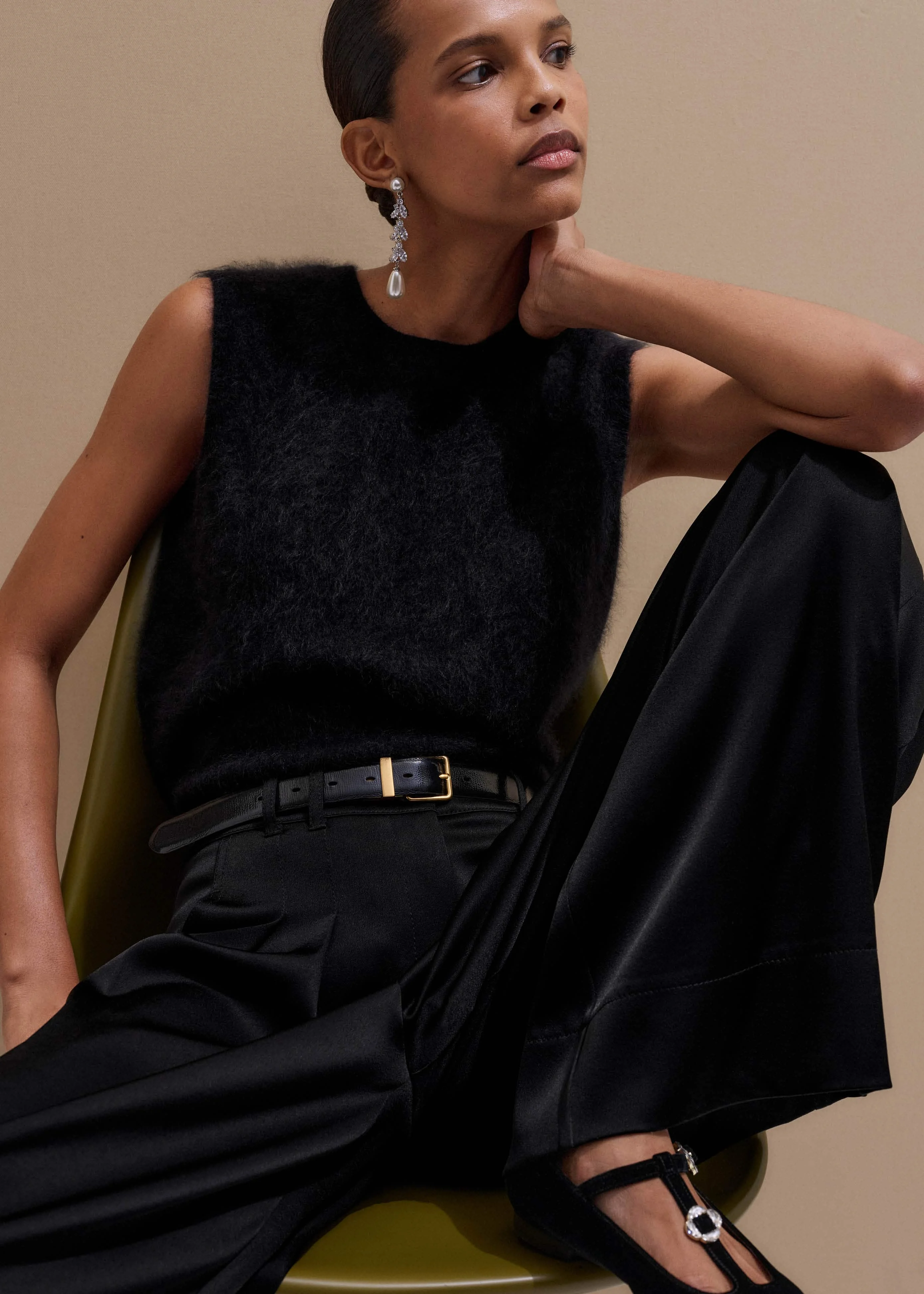 Straight Sweater Vest - 1