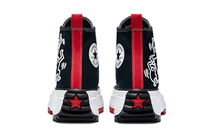 Converse Keith Haring x Run Star Hike 'Black White Red' 171859C - 5