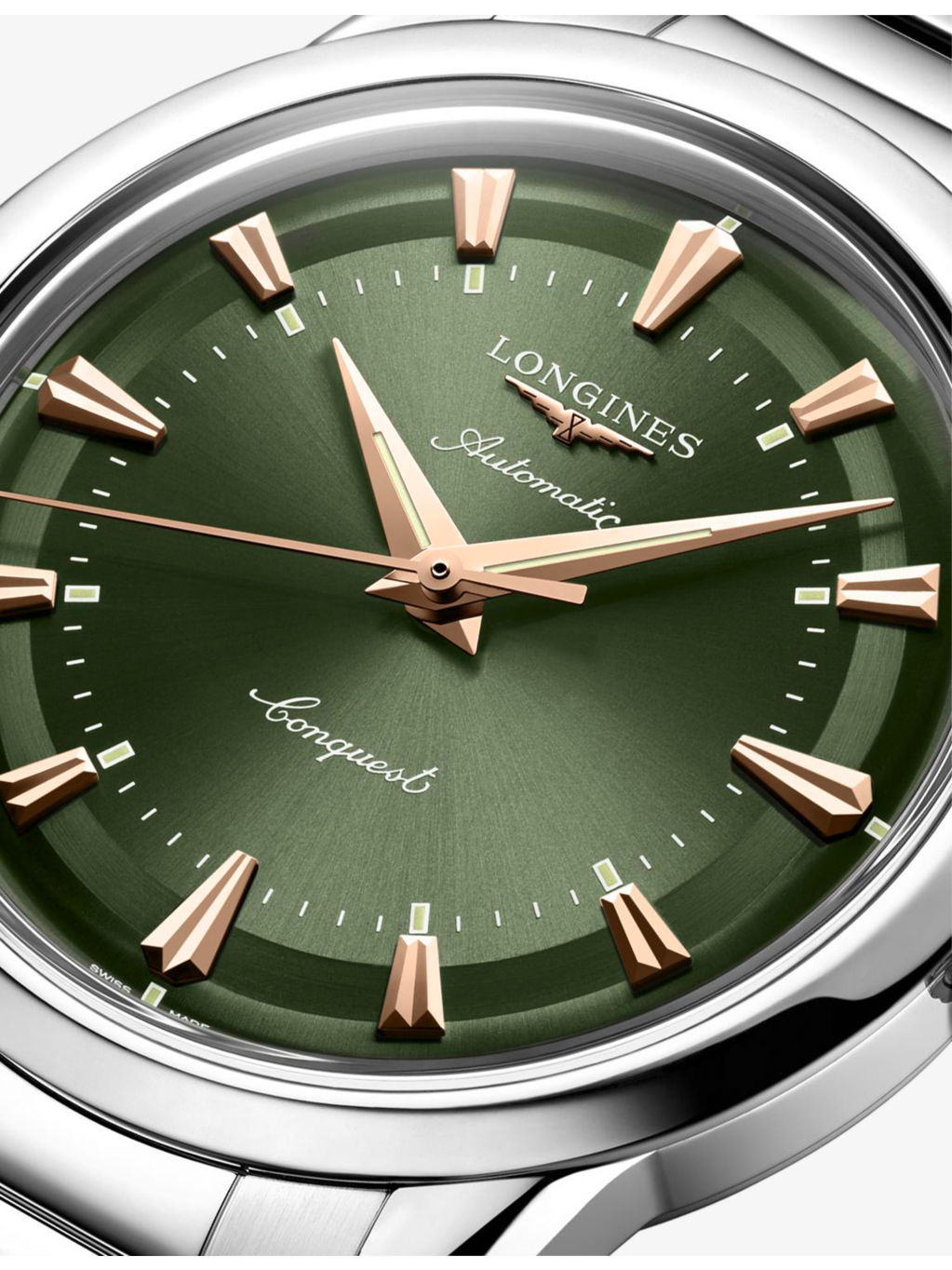 L1.649.4.02.6 Conquest Heritage Stainless-Steel Automatic Watch - 4