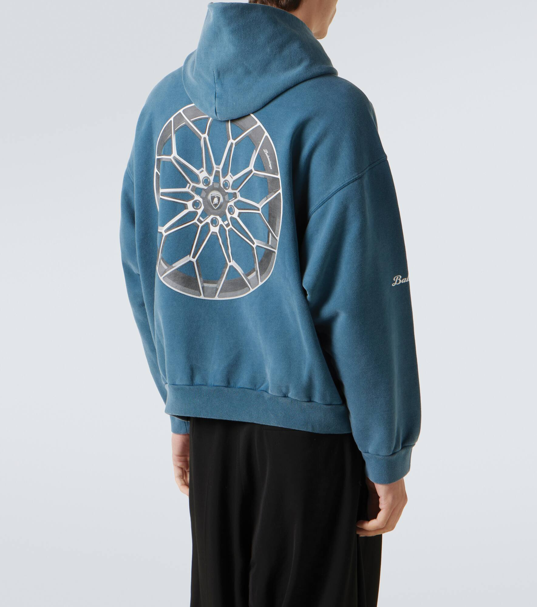 x Automobili Lamborghini cotton fleece hoodie - 4