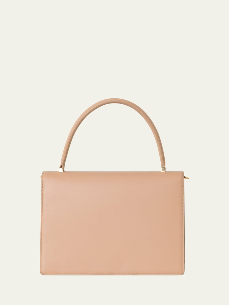 AKRIS Alice Flap Leather Crossbody Bag outlook