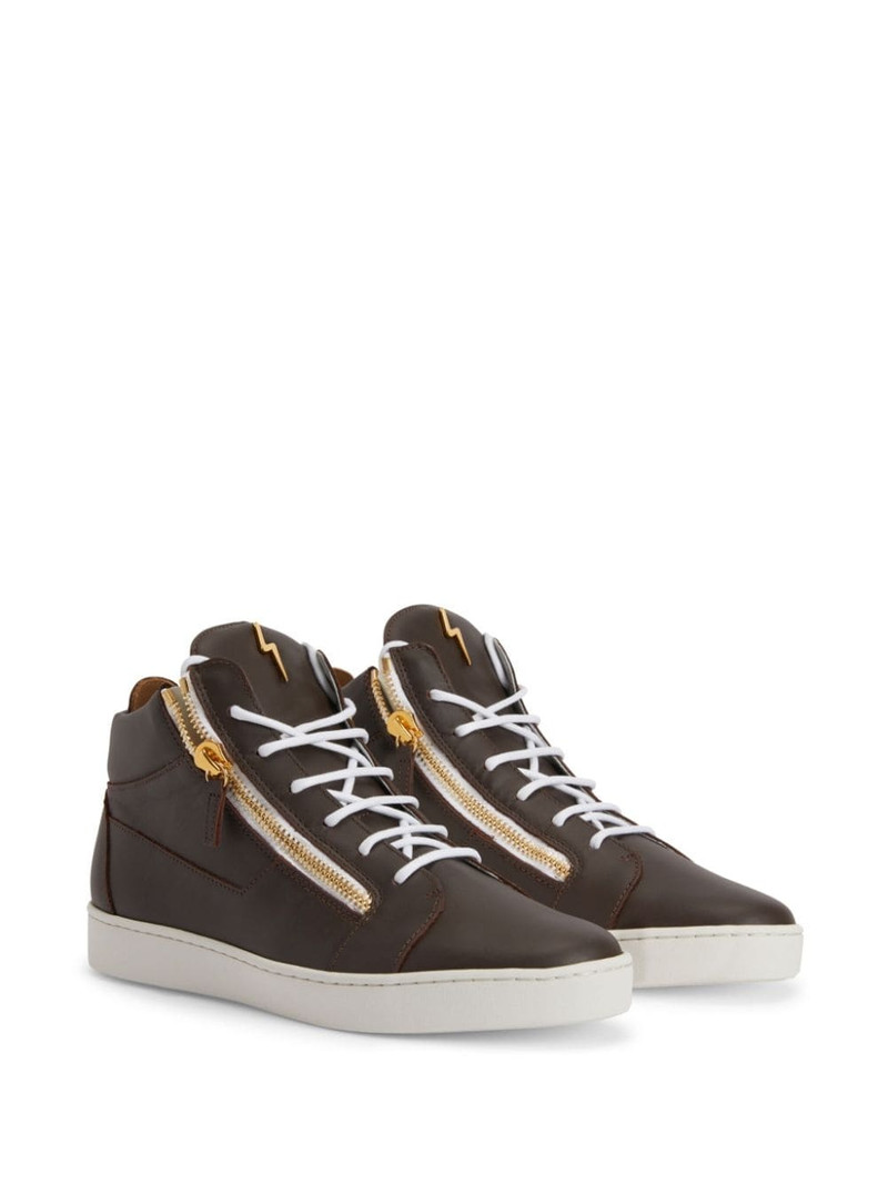 Giuseppe Zanotti Frankie logo-plaque sneakers outlook