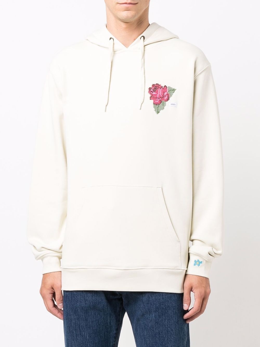 floral-print hoodie - 3