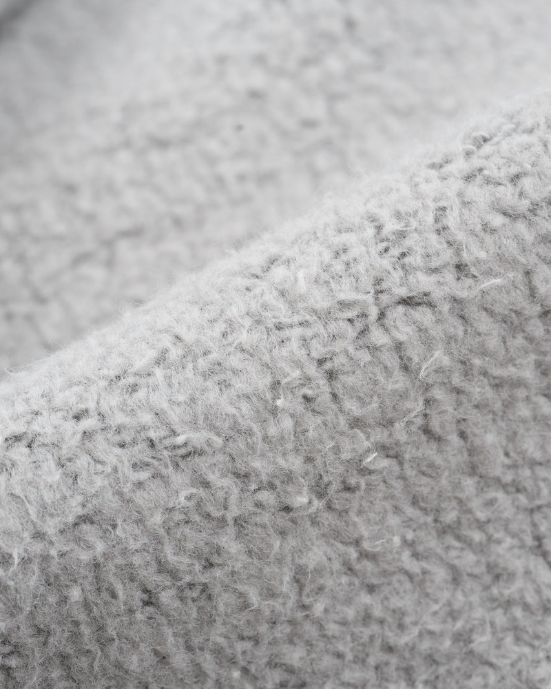 14OZ ULTRA HEAVYWEIGHT LOOPWHEEL COTTON ZIP UP HOODIE - GREY 14