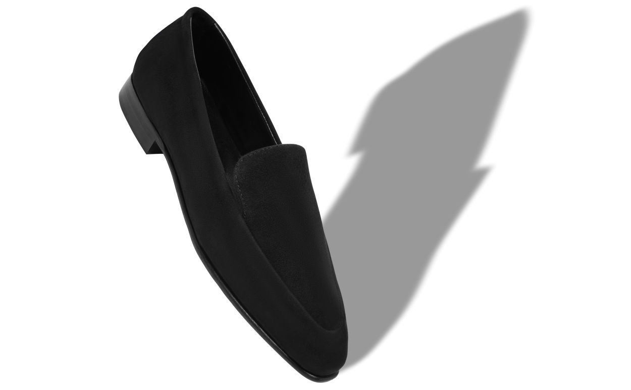 Black Suede Loafers - 2