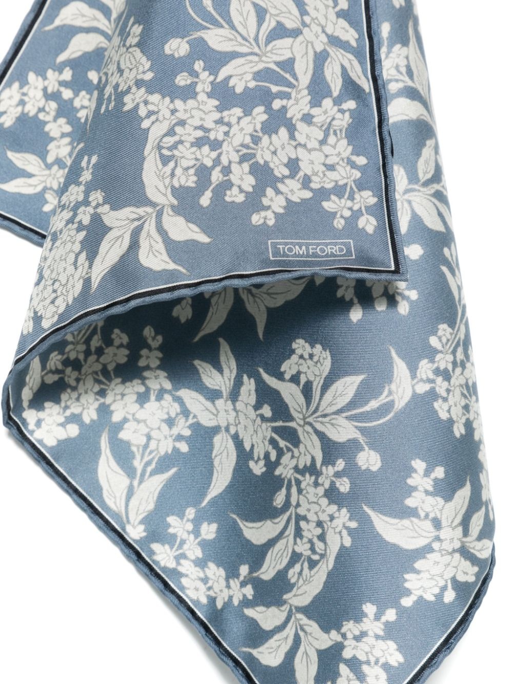 floral-print handkerchief - 2