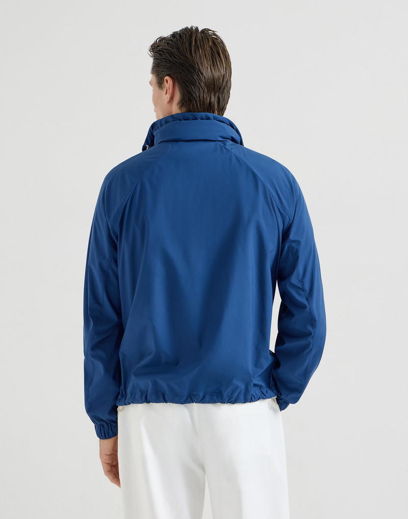 Lightweight nylon unlined outerwear jacket with hood 3