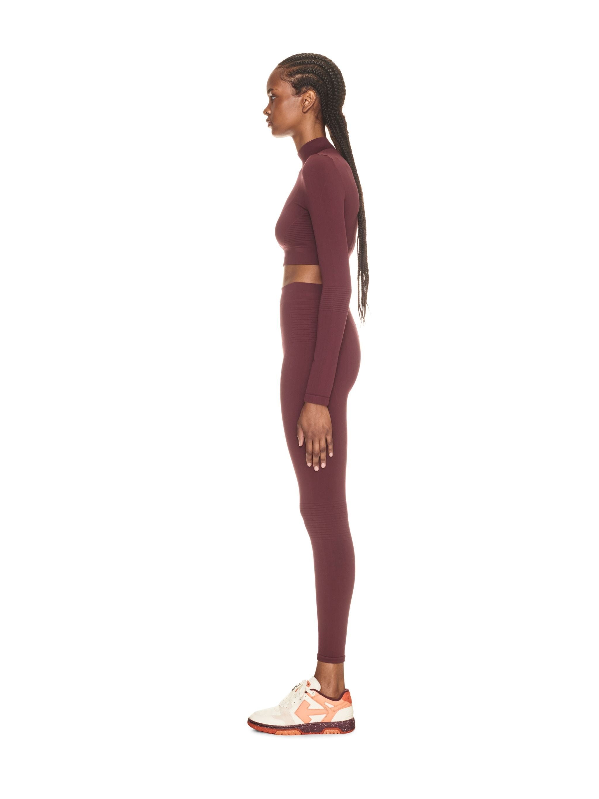 Off Stamp Seam L/s Top Fig Pureed Pumpki - 3