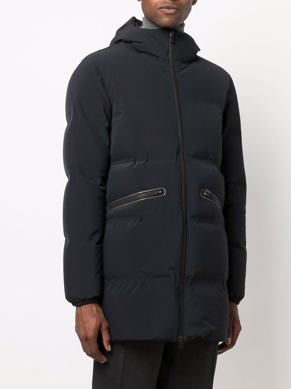 hooded padded coat - 3