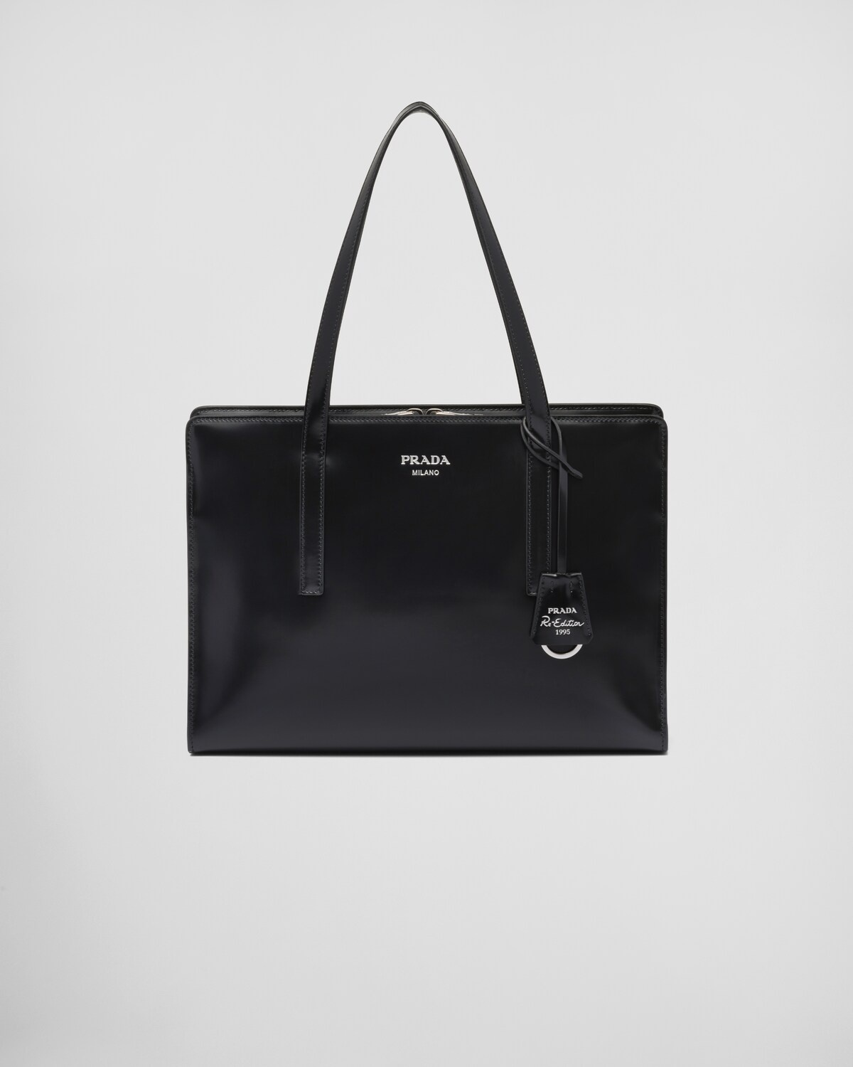 Prada Re-Edition 1995 brushed-leather medium handbag - 1