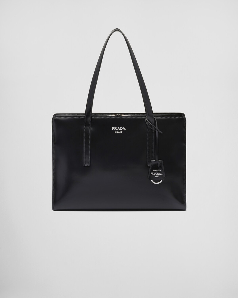 Prada Re-Edition 1995 brushed-leather medium handbag 1