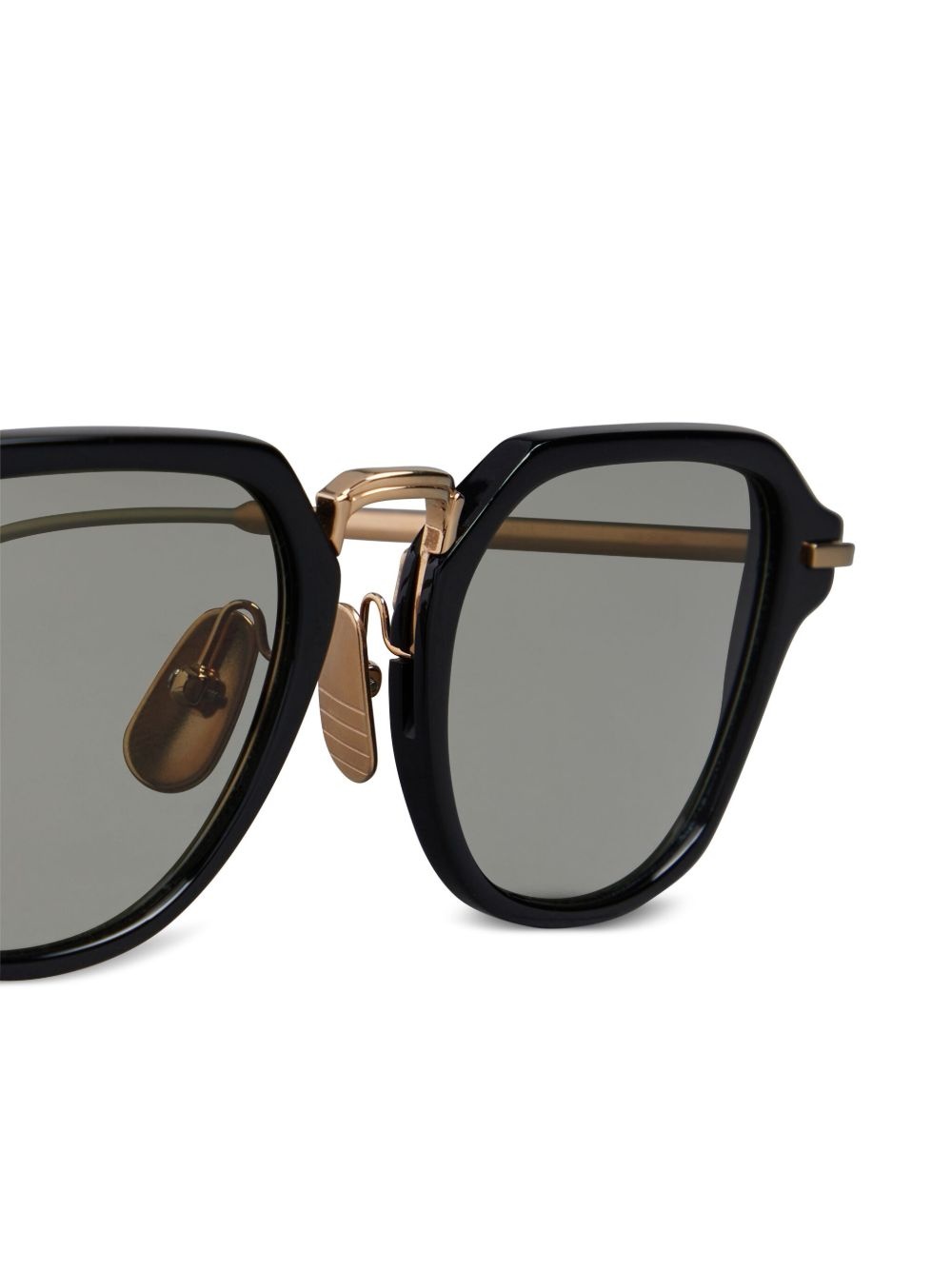 geometric-frame tinted sunglasses - 3