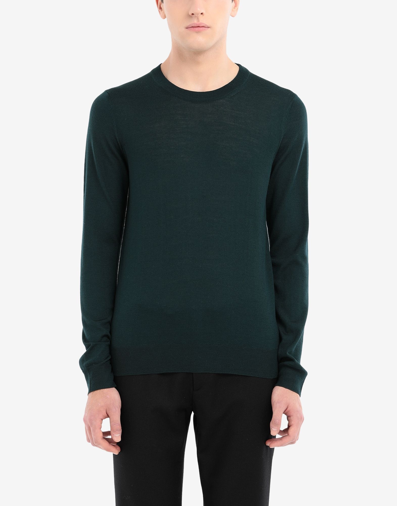 Piped crew-neck sweater - 5