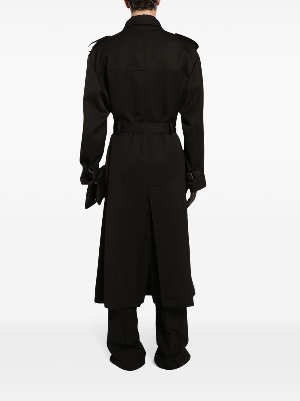 double-breasted trench coat - 4