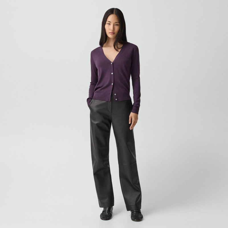 Theory V-Neck Cardigan in Regal Wool outlook