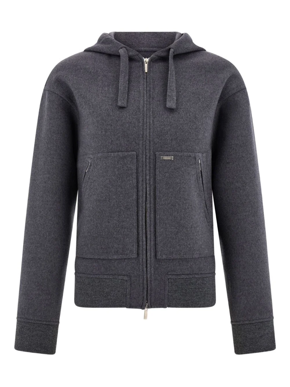 hooded zip sports jacket - 1