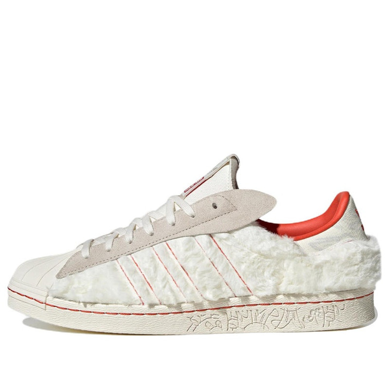 adidas originals Superstar 80s x Han Meilin 'White Red' ID4380 - 1