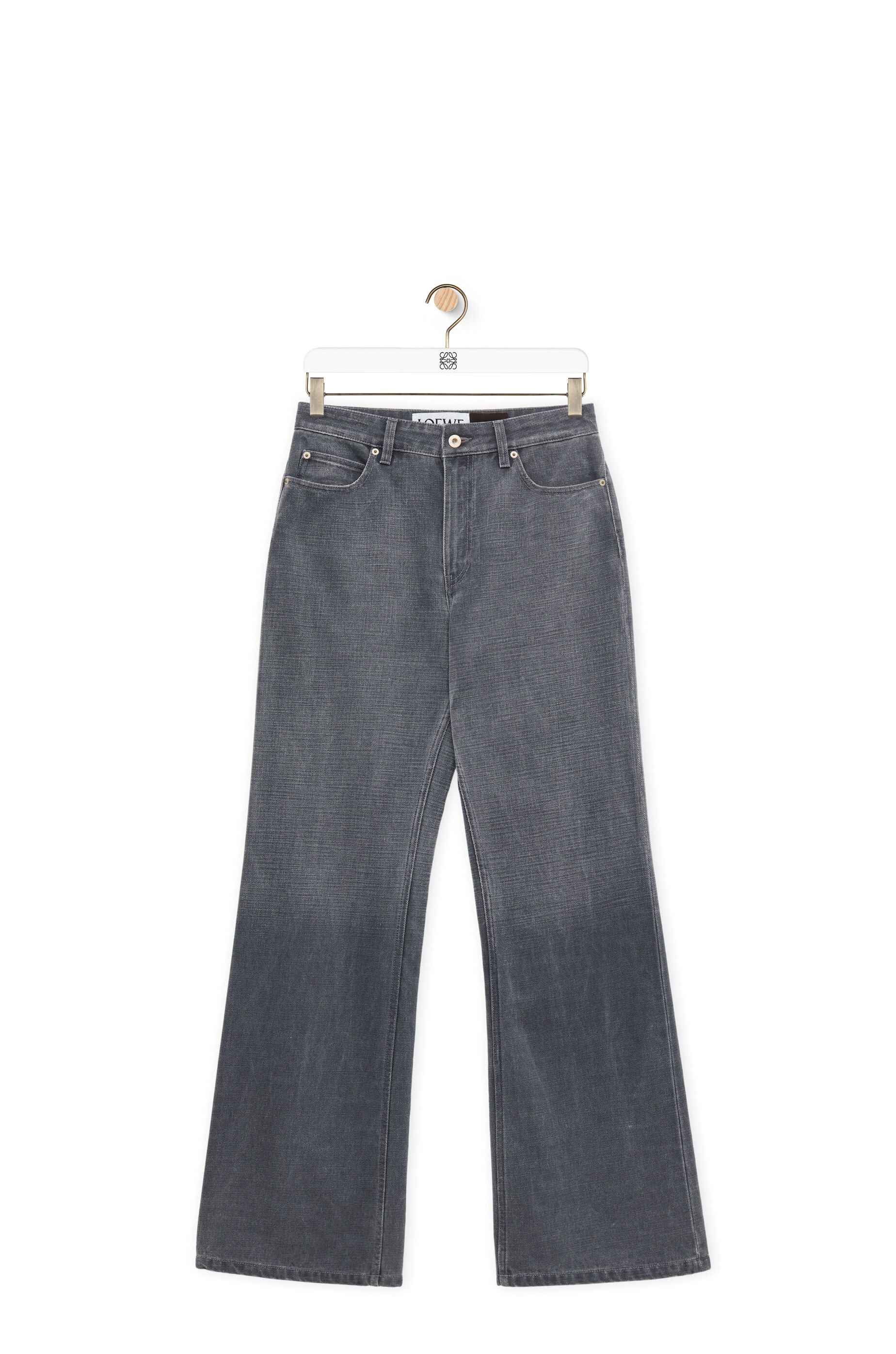 Bootleg jeans in denim - 1