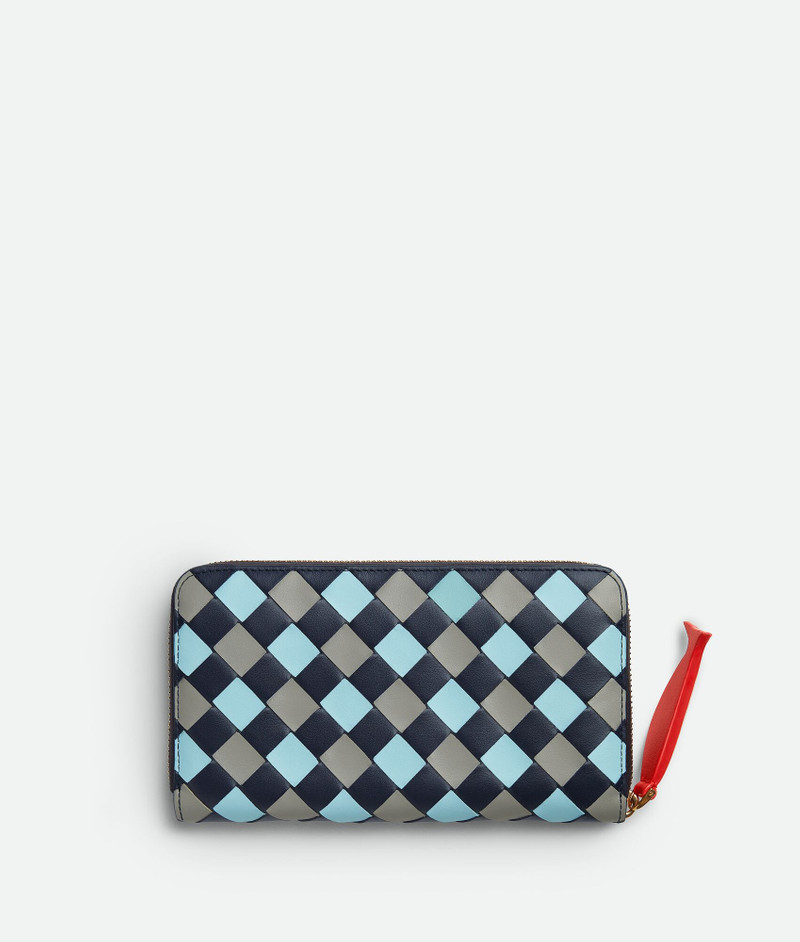 Intrecciato Large Zip Around Wallet 3