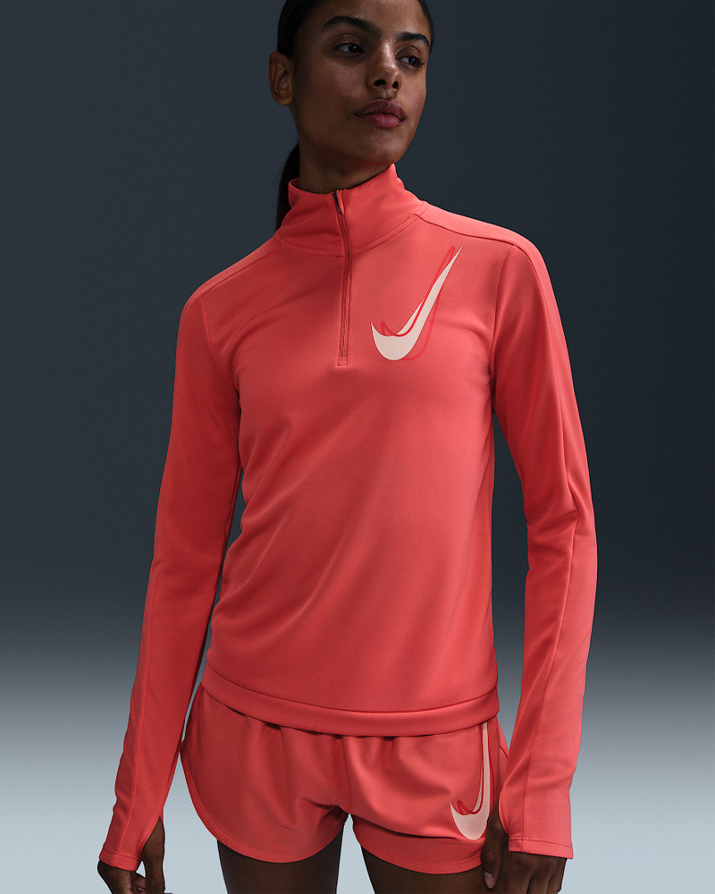 Nike Swoosh Women's Dri-FIT 1/2-Zip Running Mid Layer 1