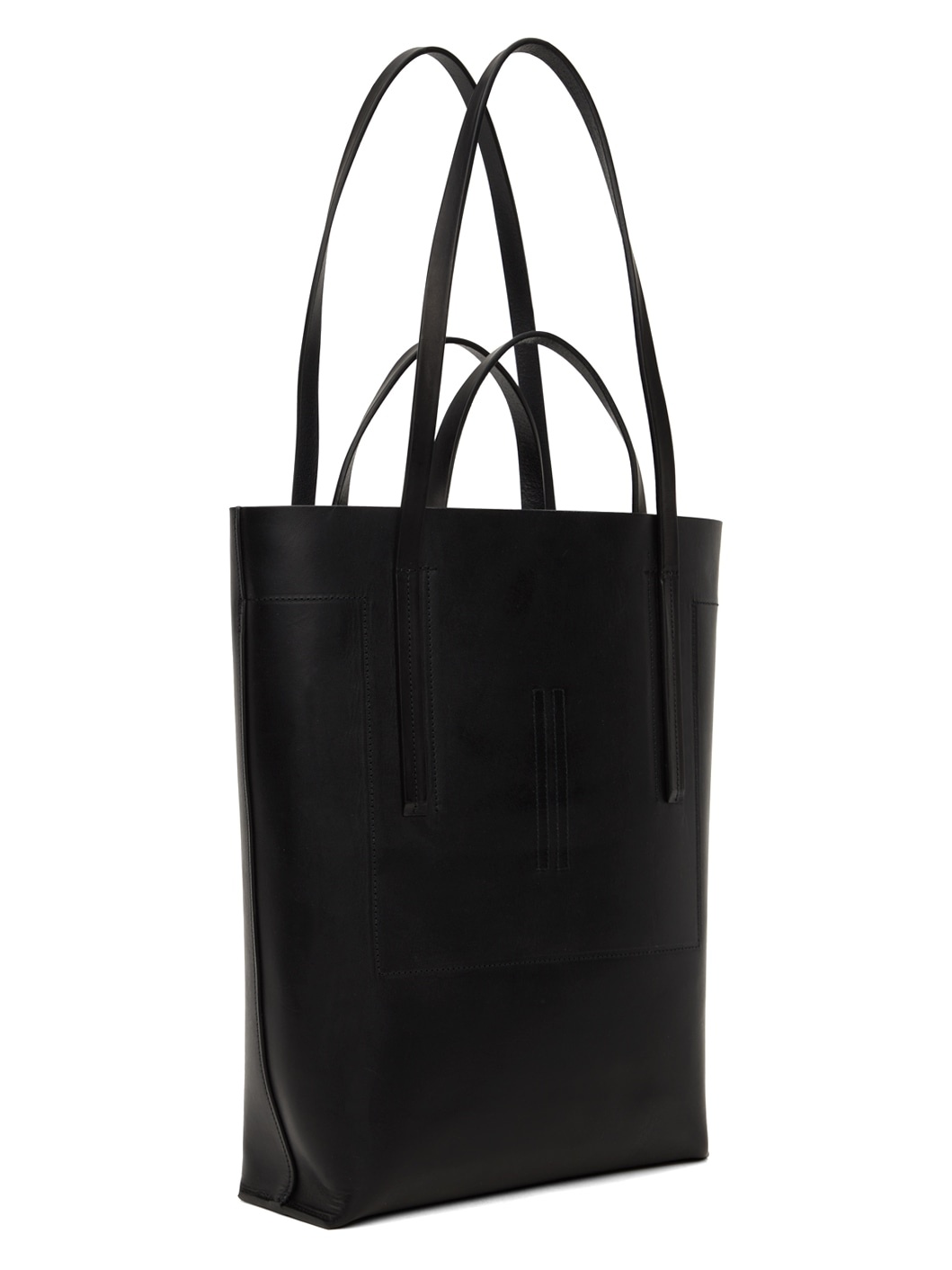 Black Medium Shopper Tote - 3