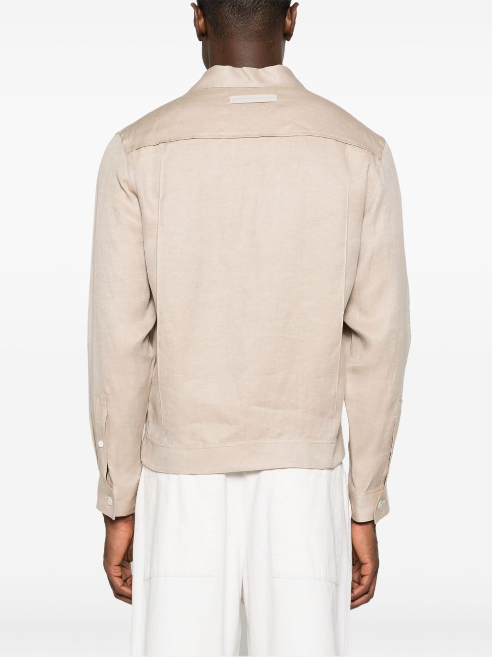 Oasi linen overshirt - 4