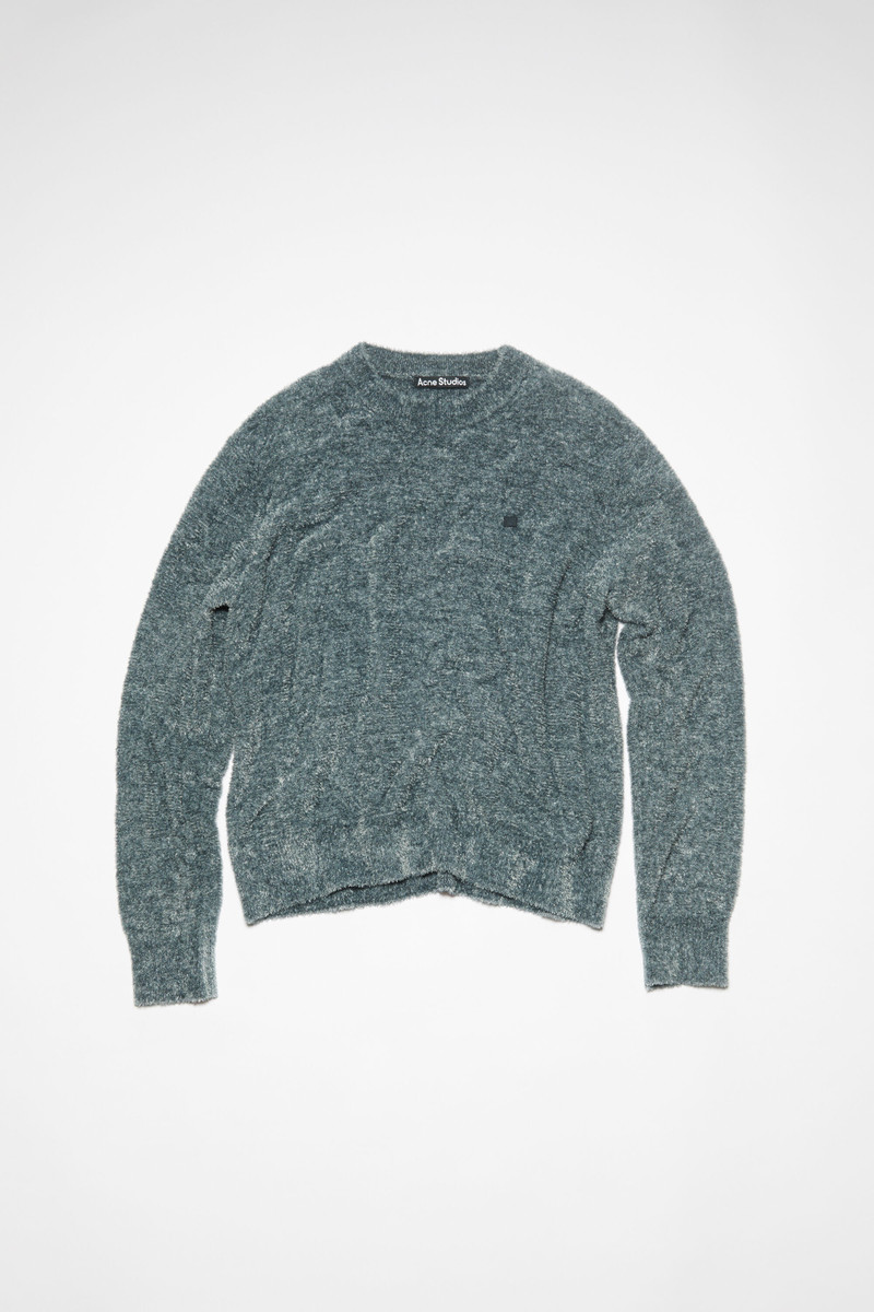 Crew neck knit jumper - Grey 6