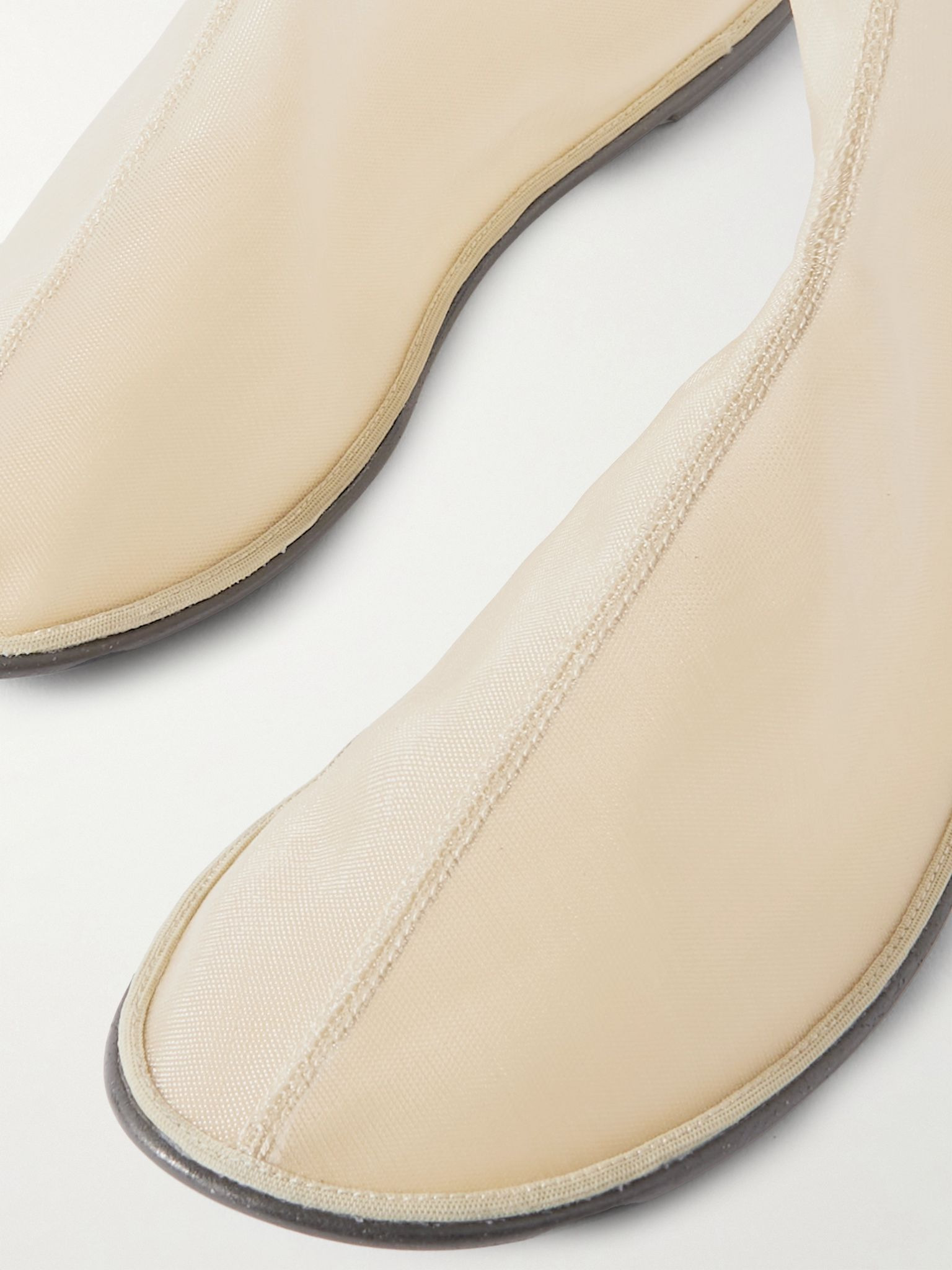 Mesh sock boots Beige - 4