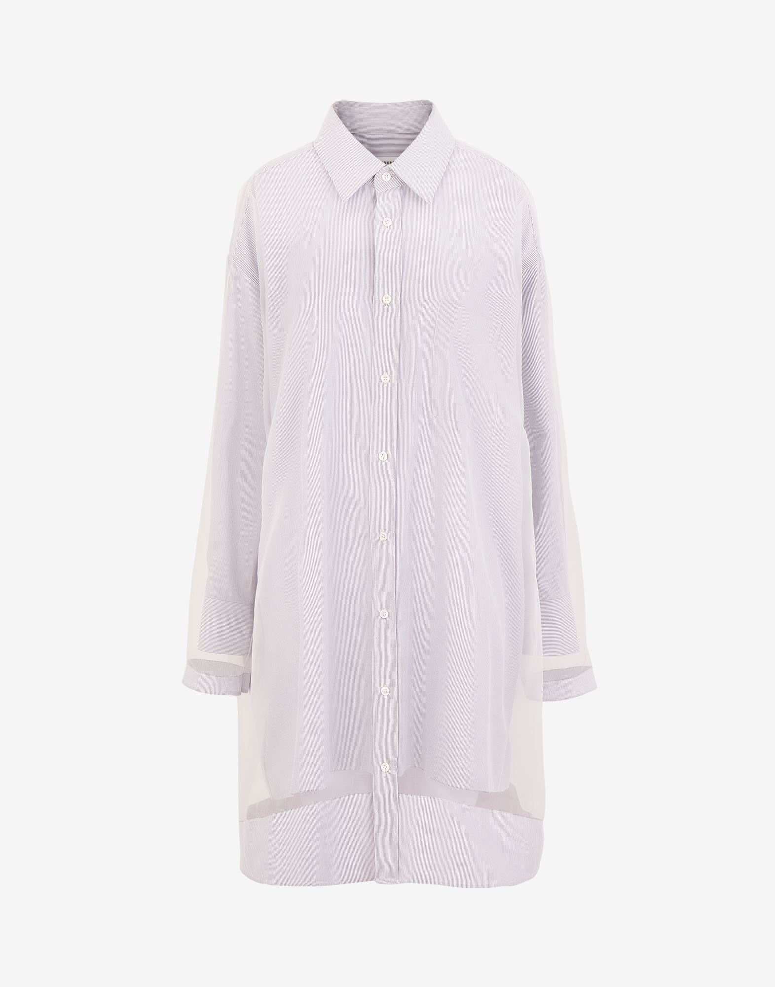 Décortiqué stripe shirt dress - 1