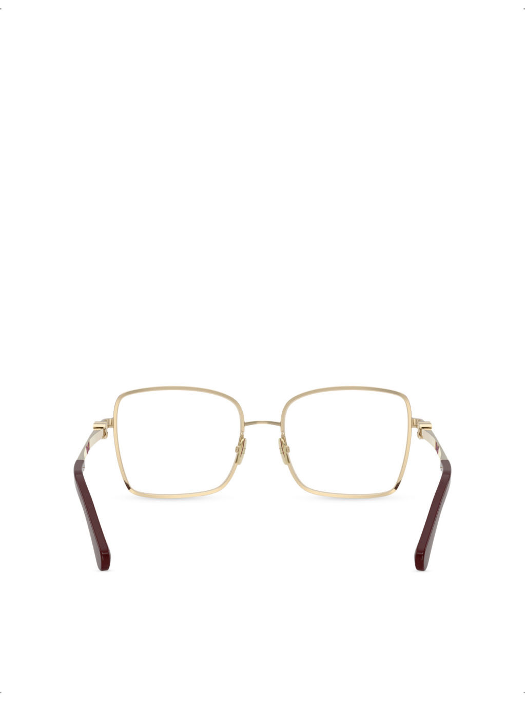 CH2219 Rectangle Metal Clear Optical Glasses - 5