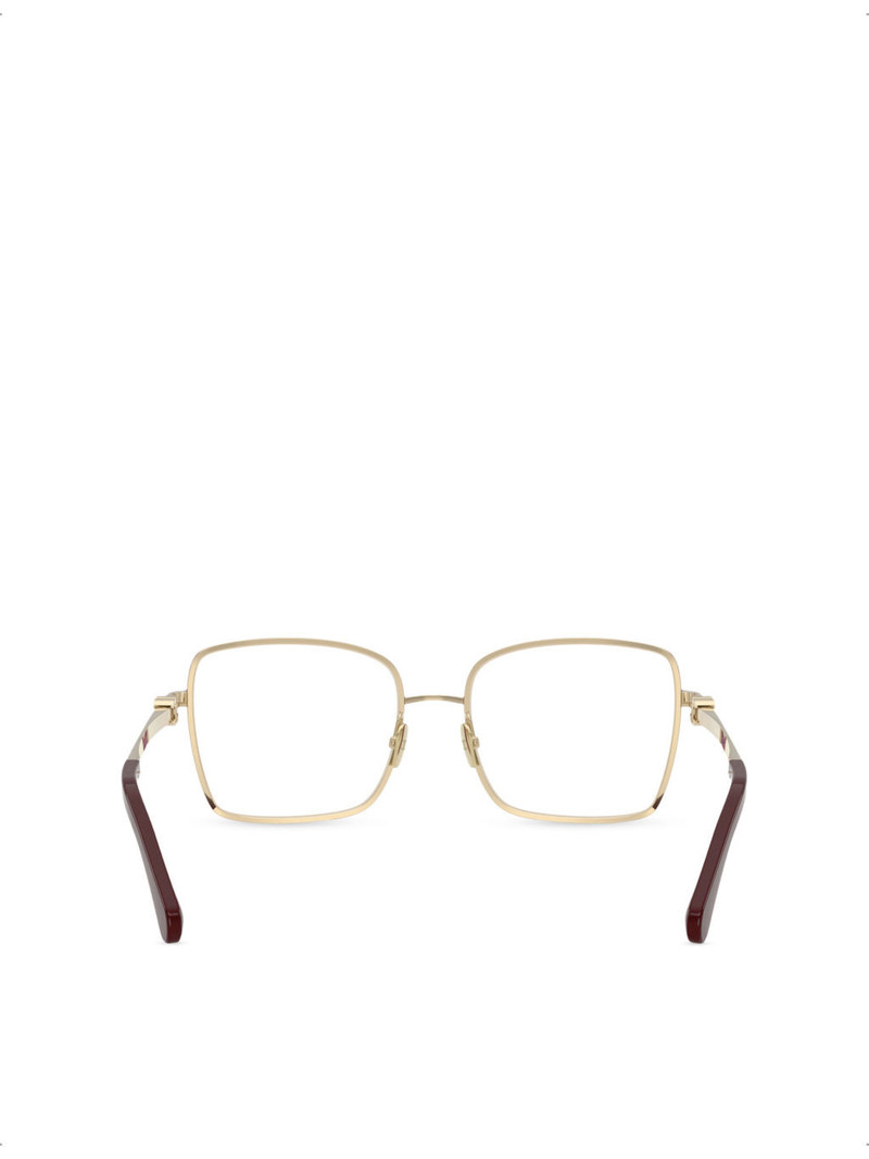 CH2219 Rectangle Metal Clear Optical Glasses 5
