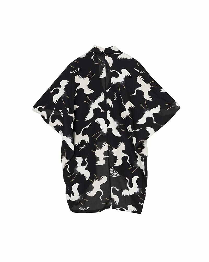 visvim RUANA BLOUSE HIKAKU BLACK outlook