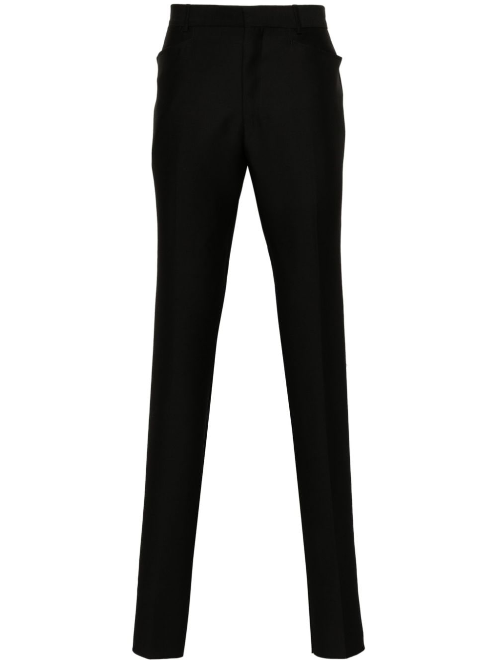 wool-blend tailored trousers - 1