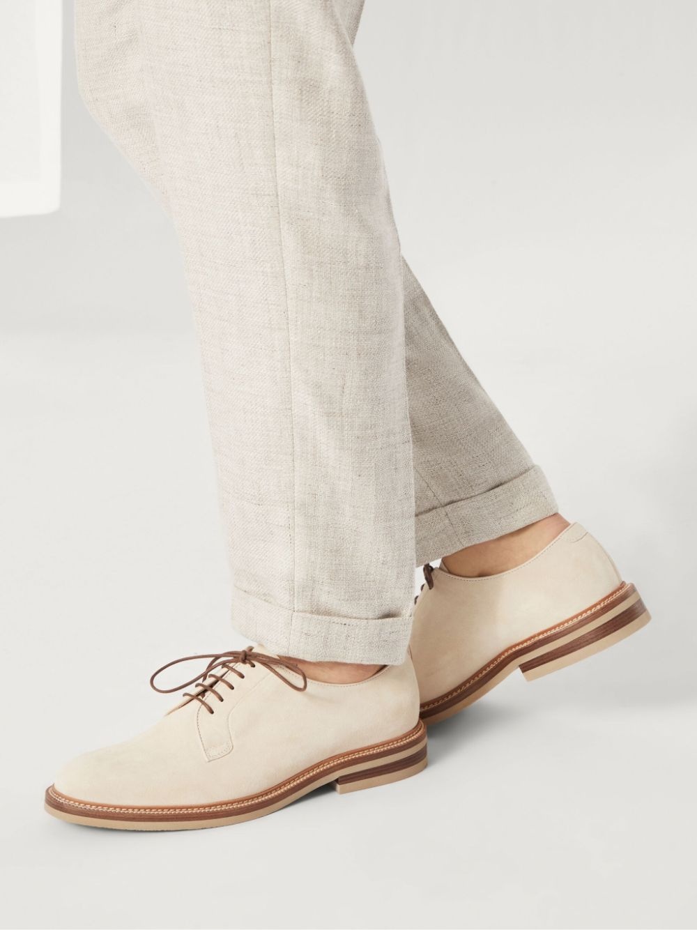 suede derby shoes - 5