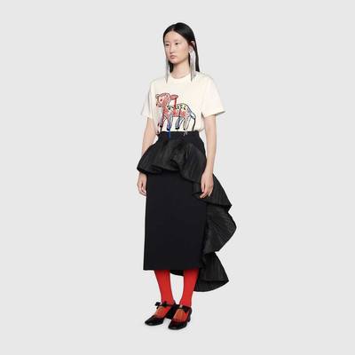 GUCCI T-shirt with fawn patch outlook