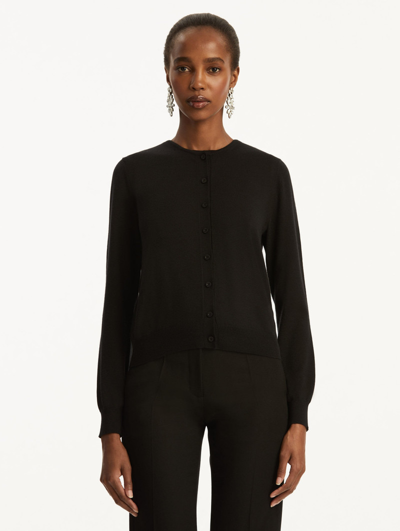 Oscar de la Renta WOOL-BLEND CARDIGAN outlook