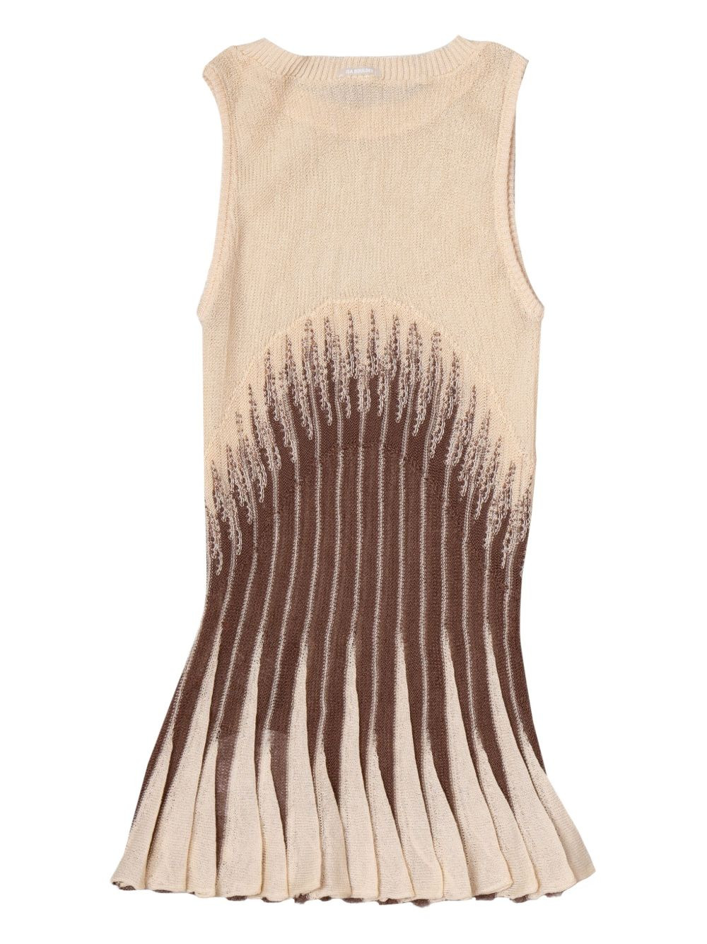 ribbed sleeveless top - 2