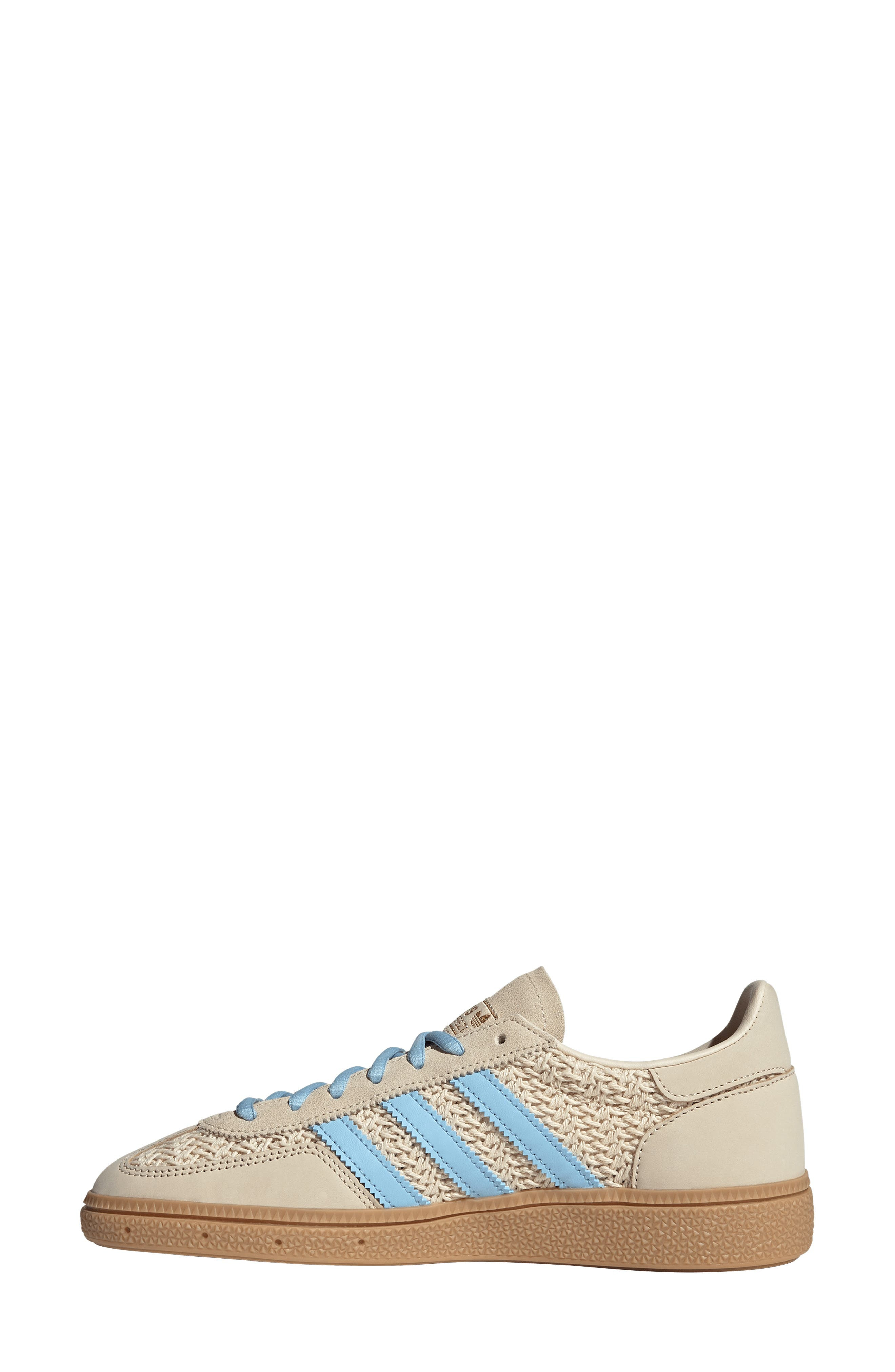 adidas Handball Spezial Sneaker in Sand Strata/Brown/Sky at Nordstrom - 6
