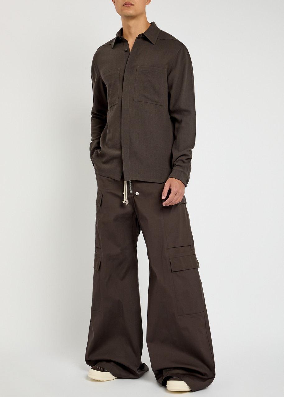 Rick Owens Work Wool Shirt - 4